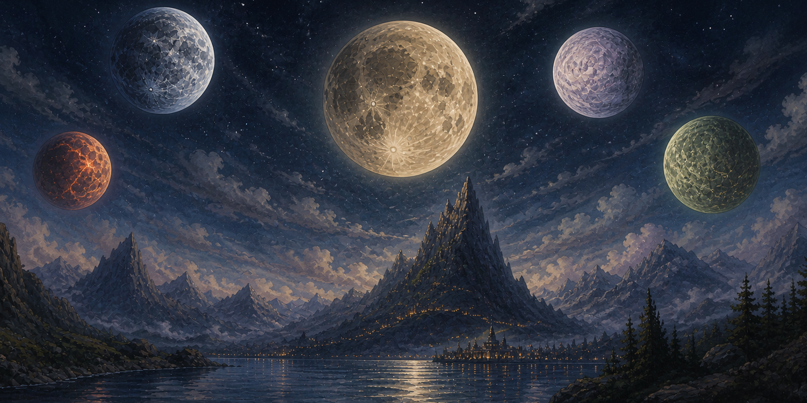 Five moons over Terheia, illustration pending